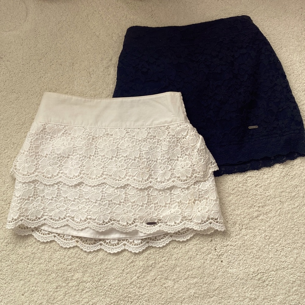 Hollister mini skirts both XS